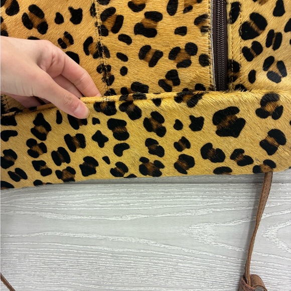 American Darling Hair on Cowhide Leopard Print Tote - Picture 4 of 8